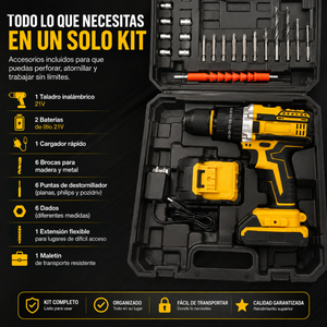 Taladro Percutor Inalámbrico Profesional